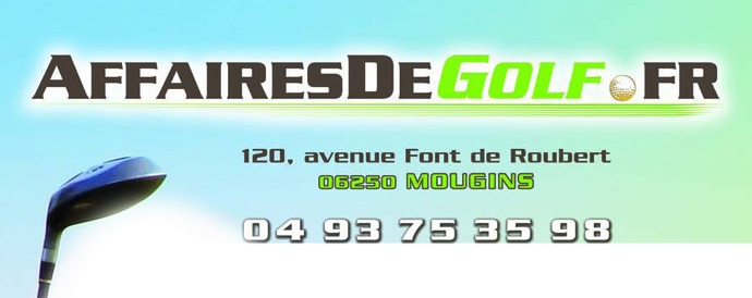 mat�riel de golf dans les alpes maritimes