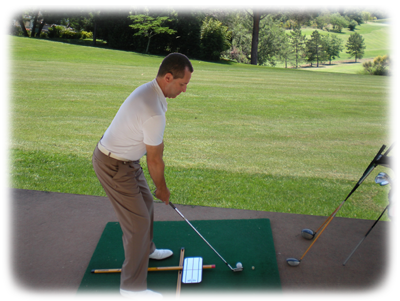 cours de golf sur le practice