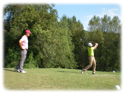 cours de drive sur le parcours