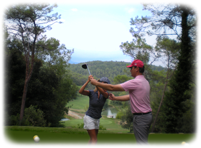cours de golf sur le parcours