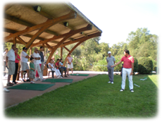 demonstration professeur golf