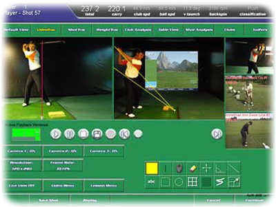 logiciels d'analyse de golf