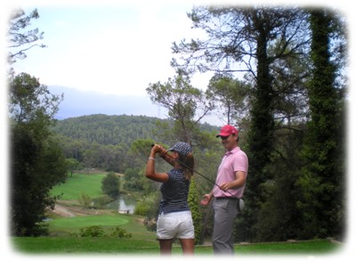 stage de golf sur le parcours
