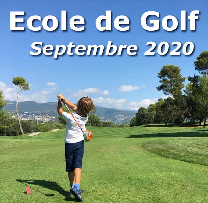 Ecole de Golf pour les enfants - Rentrée Septembre 2020