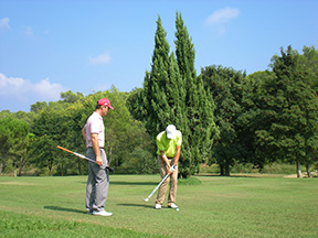 Cours de golf sur le parcours