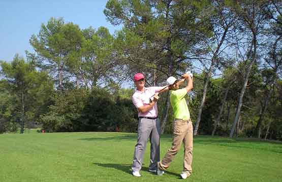 Le backswing de Lee Westwood avec son driver