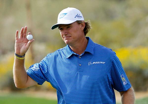 Ernie Els Salue la foule  Dove Mountain