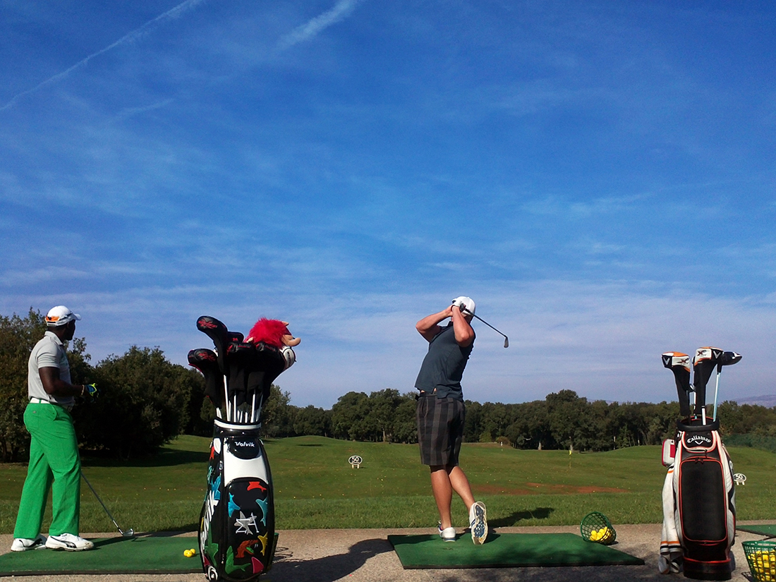 leçons de golf en groupe
