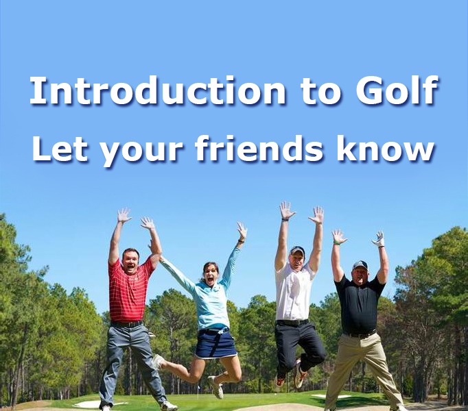 Group lesson in golf introductories