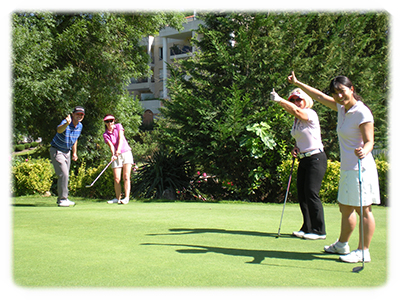 leons de chipping et de putting